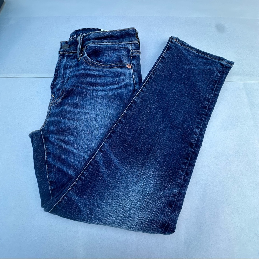 American Eagle Outfitters Dark Blue Straight Jeans size 28x28 new with tags